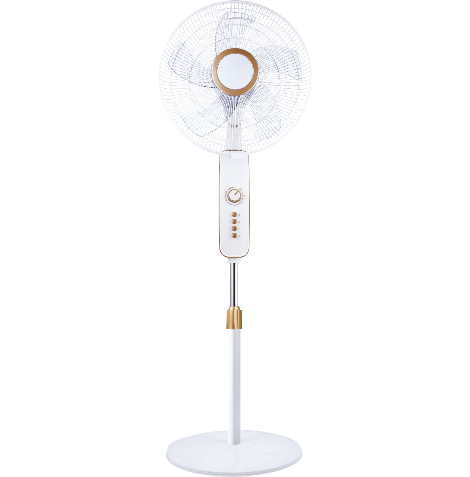 STAND FAN HY-SF-1011, GOLDEN COLOR, 16/18